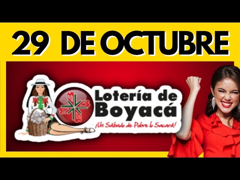 RESULTADO DE LA LOTERIA DE BOYACA del SABADO 29 DE OCTUBRE DE 2022 - Chance y Loterias ✅✅✅